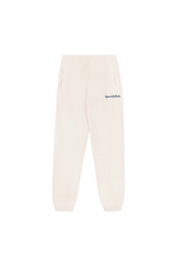 Pantalon de survêtement Serif Logo - Crème & Bleu Marine