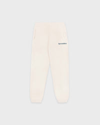Pantalon de survêtement pour enfant Serif Logo - Crème/Bleu marine