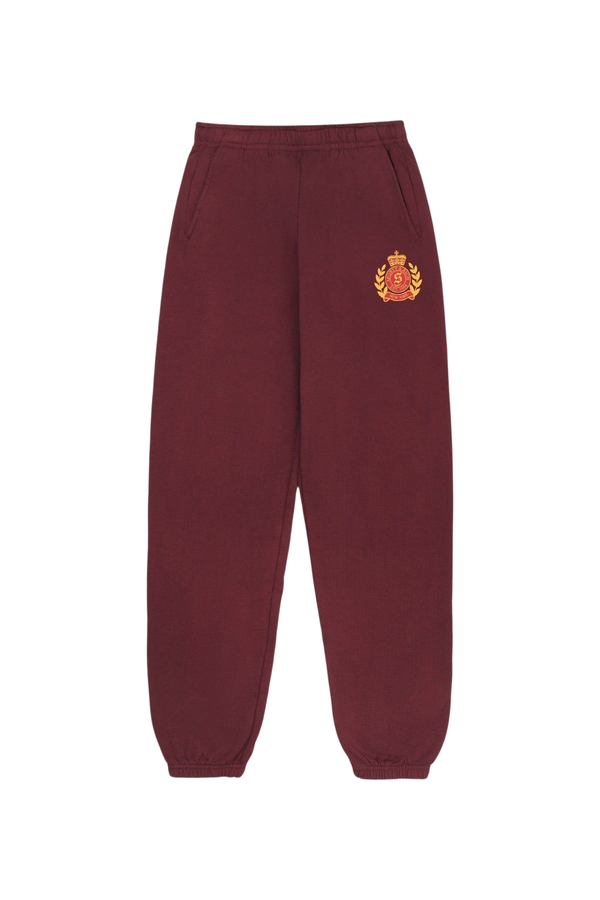 Pantalon de survêtement NY Health Crest - Merlot