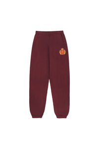 NY Health Crest Tracksuit Trousers - Merlot