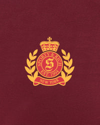 Pantalon de survêtement pour enfant NY Health Crest - Merlot