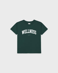 T-shirt enfant « Wellness Ivy » - Vert forêt/Blanc