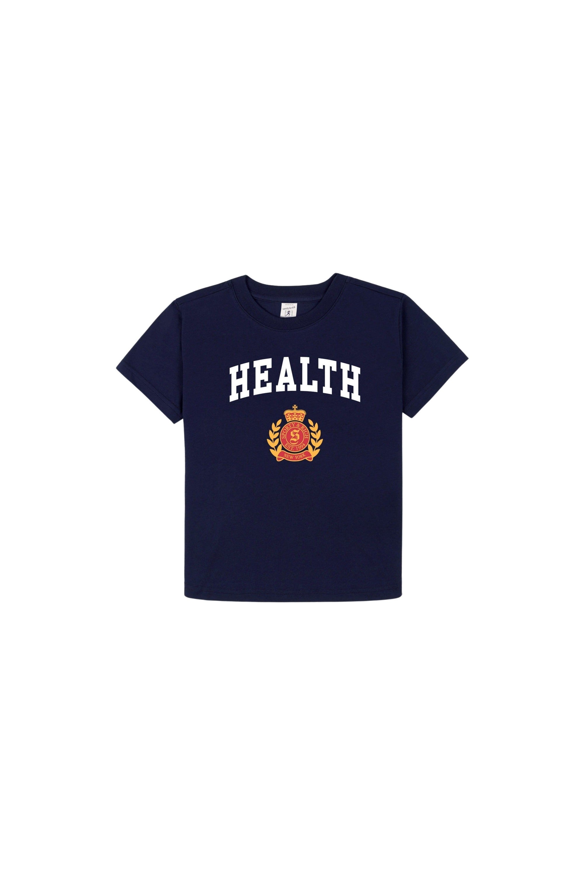 T-shirt oversize NY Health Crest - Bleu Marine