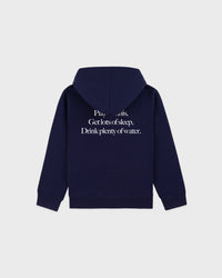 Sweat à capuche « Play Tennis » pour enfants - Bleu marine/Blanc