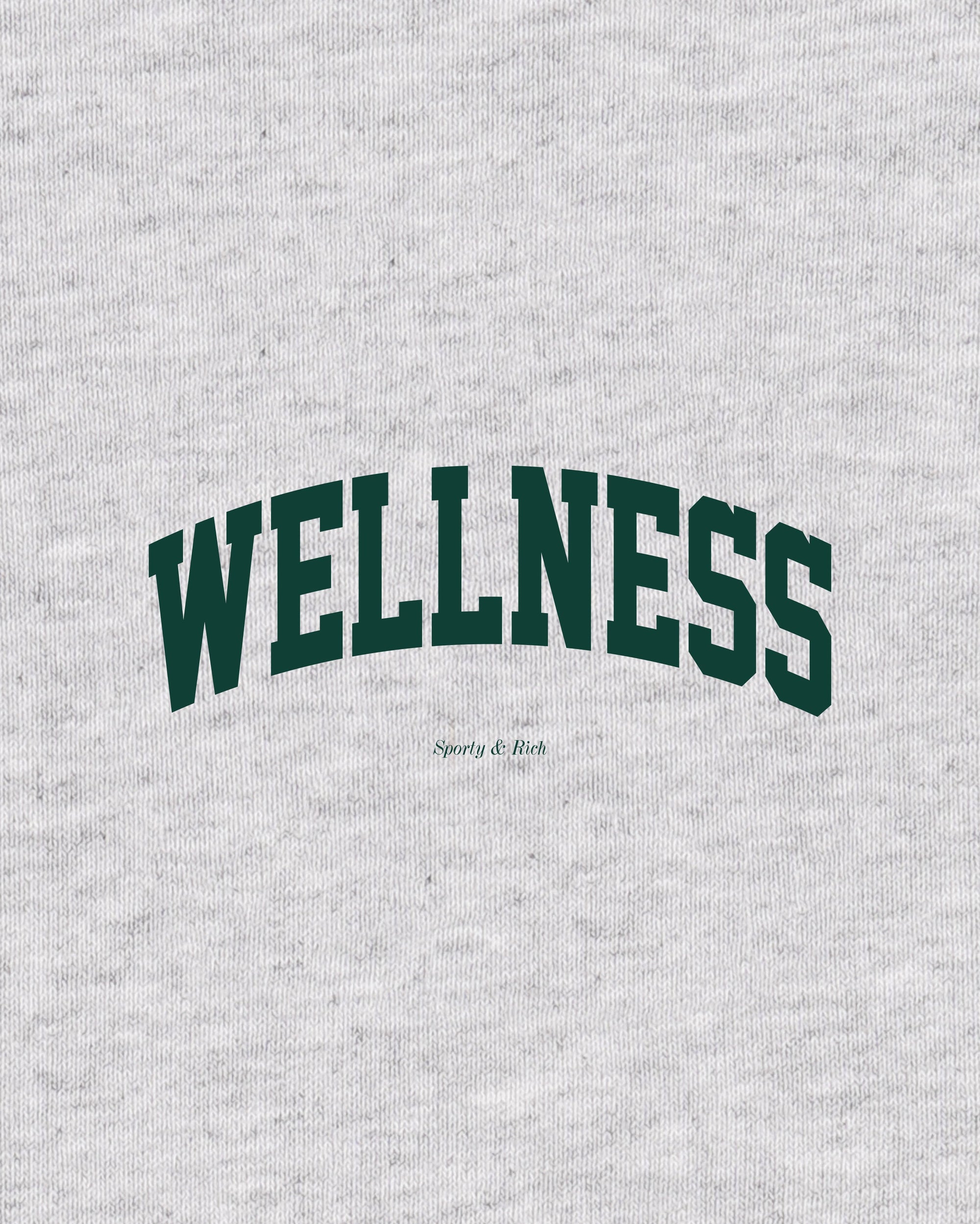T-shirt « Wellness Ivy » pour enfants - Gris chiné/Vert forêt