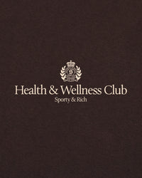 H&W Crest T-Shirt - Chocolate & Ecru