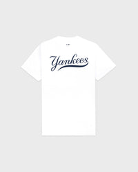 T-shirt Yankees Curve - Blanc/Bleu marine