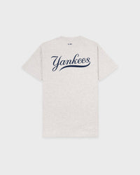 T-shirt Yankees Curve - Gris chiné/Bleu marine
