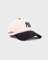 Casquette en laine Yankees Serif - Écru/Bleu marine