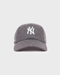 Casquette en laine Yankees Serif - Gris foncé/Blanc