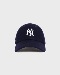 Casquette en laine Yankees Serif - Bleu marine/Blanc