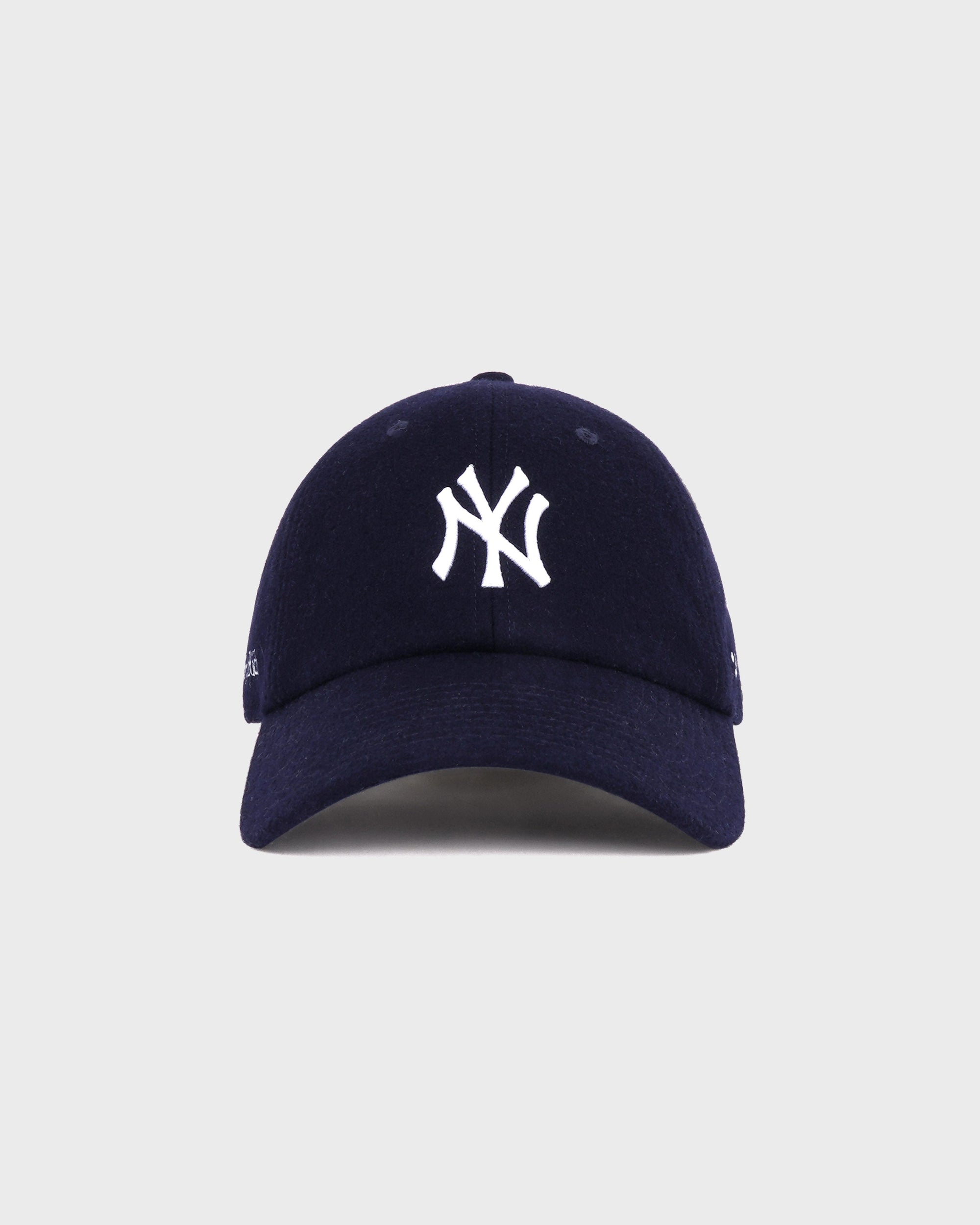Casquette en laine Yankees Serif - Bleu marine/Blanc