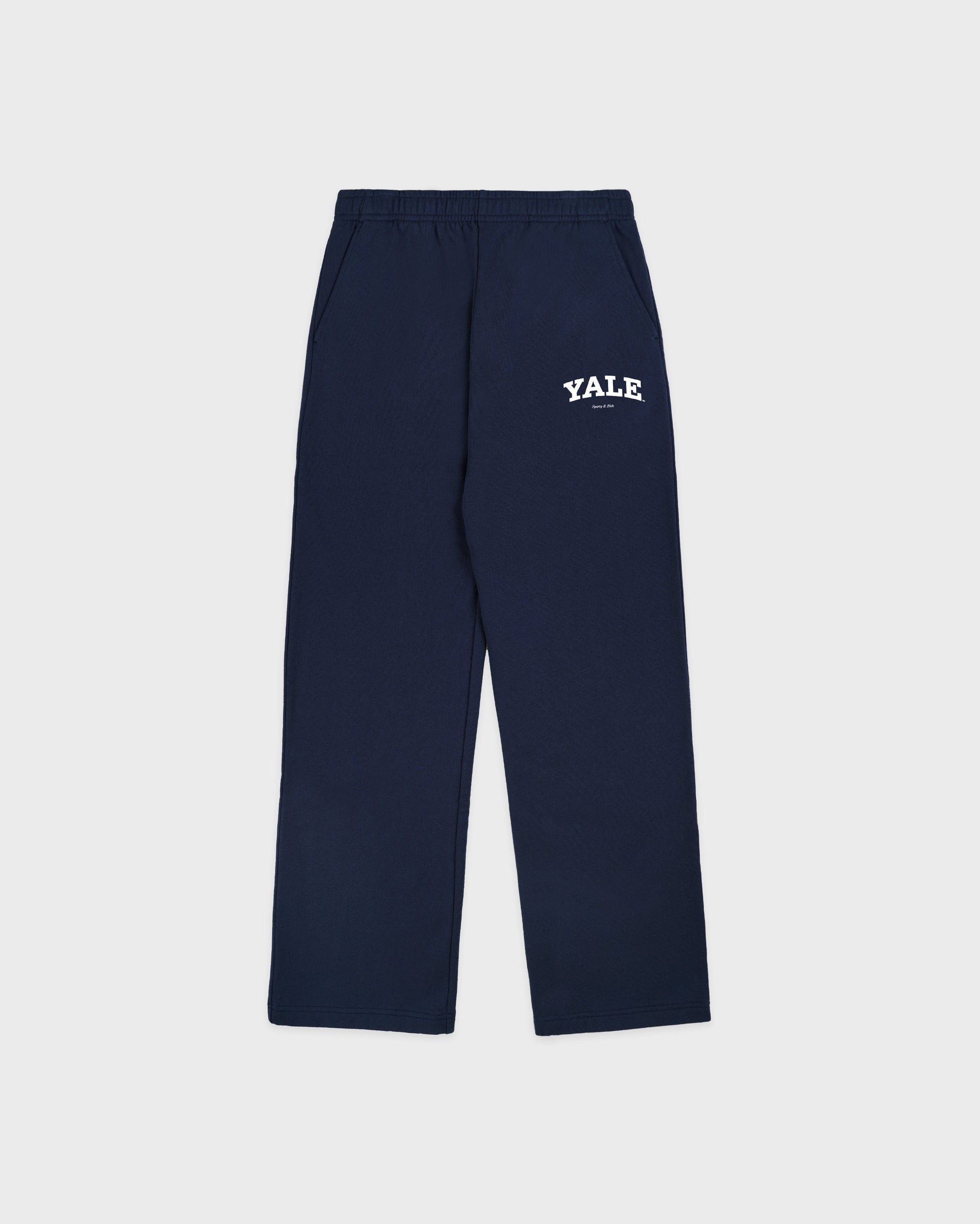 Pantalon de survêtement large Yale Classic - Bleu marine/Blanc