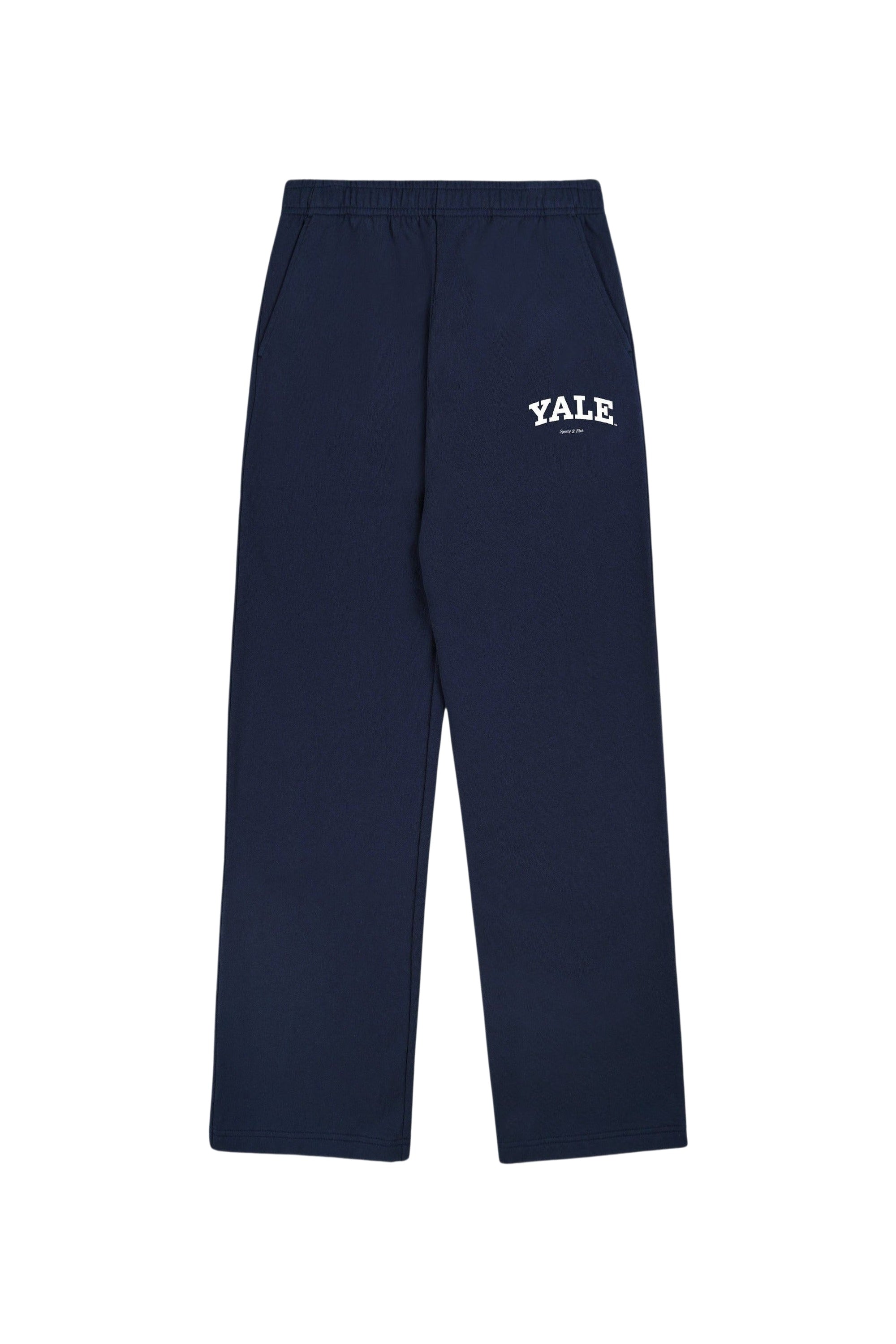 Pantalon de survêtement large Yale Classic - Bleu Marine & Blanc