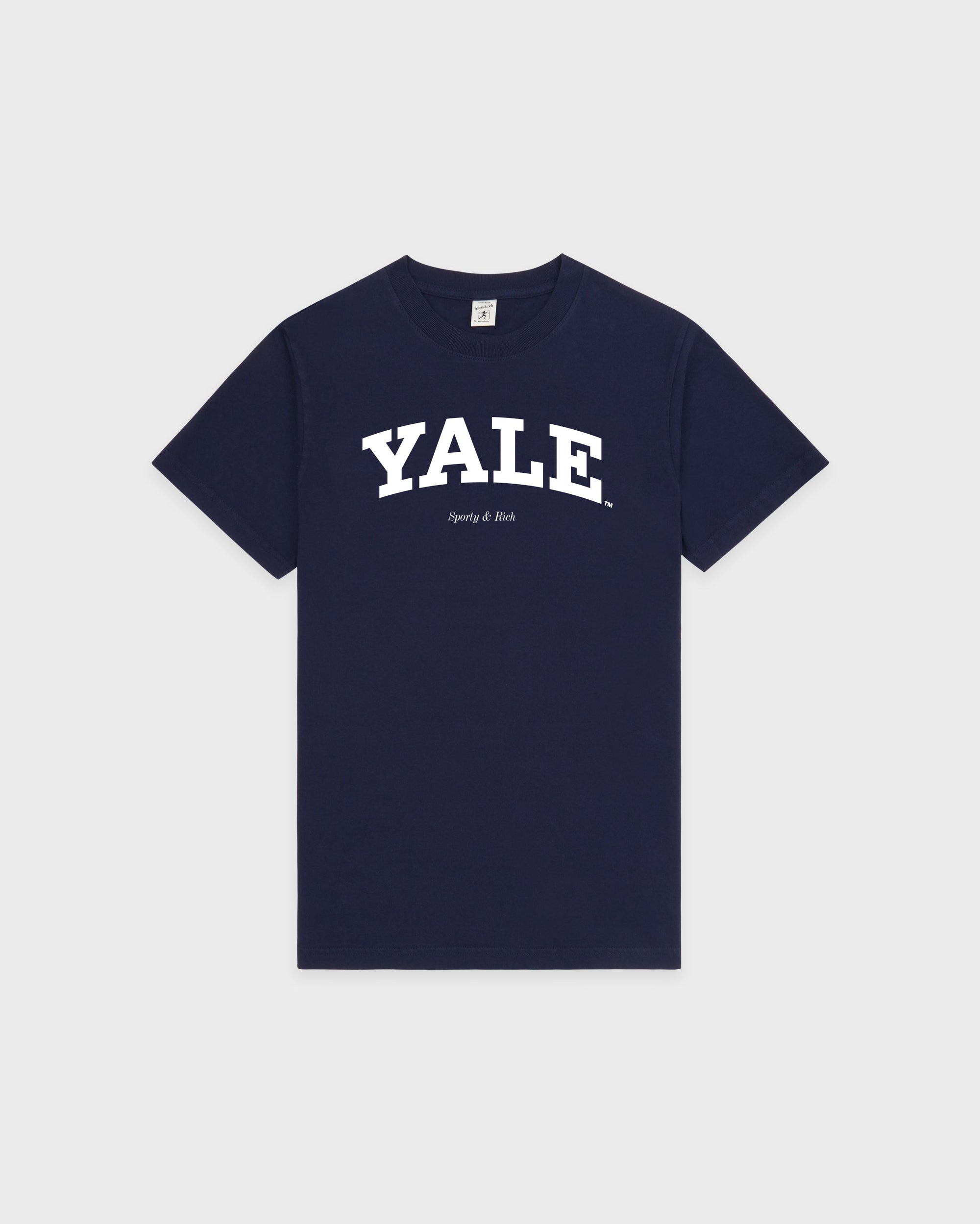 T-shirt Yale Classic - Bleu marine/Blanc