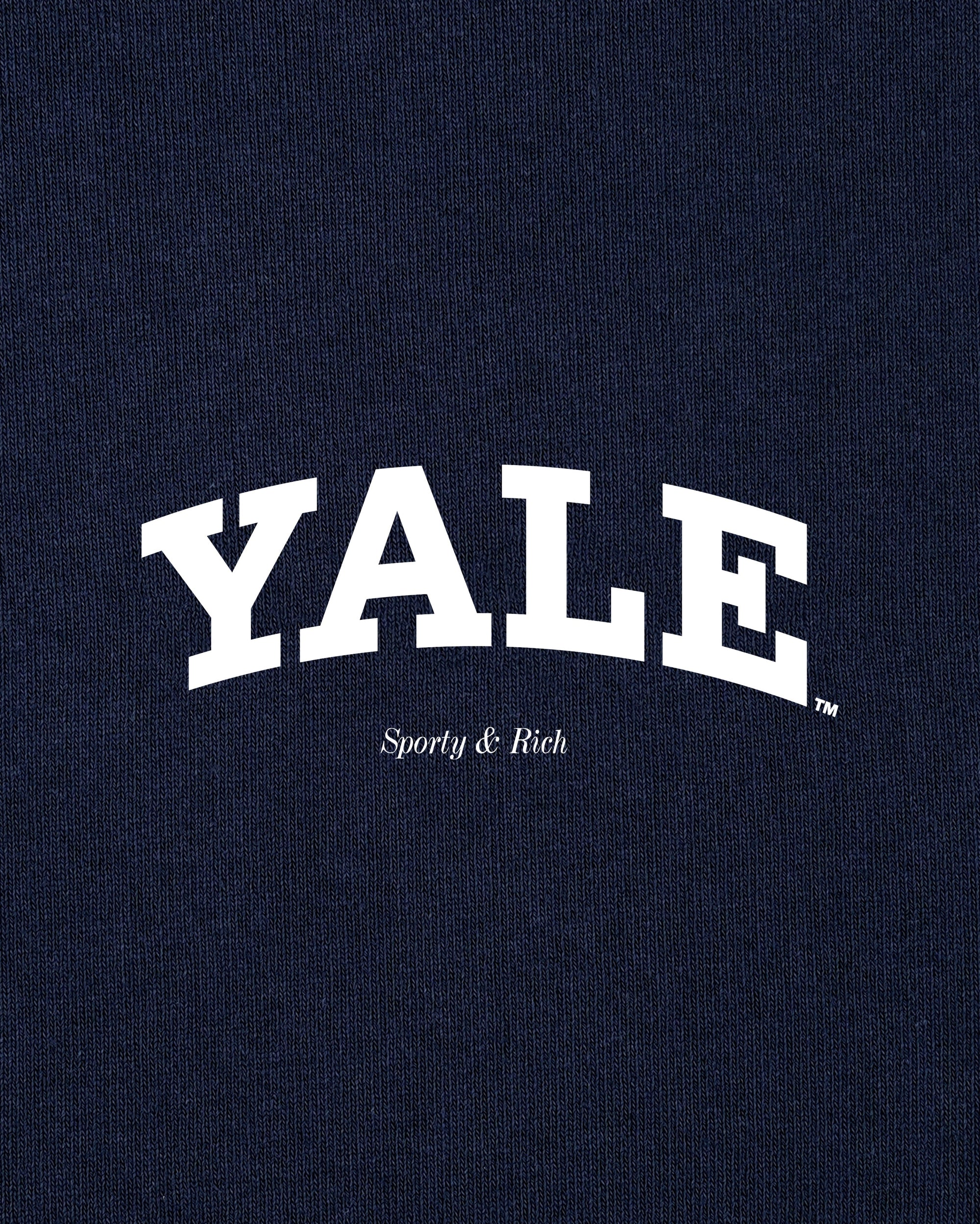T-shirt Yale Classic - Bleu marine/Blanc