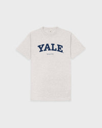 T-shirt Yale Classic - Gris chiné/Bleu marine