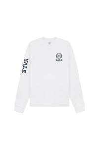 T-shirt à manches longues Yale Crest - Blanc
