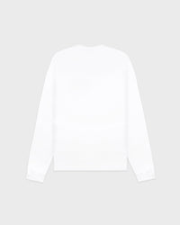 T-shirt à manches longues Yale Crest - Blanc