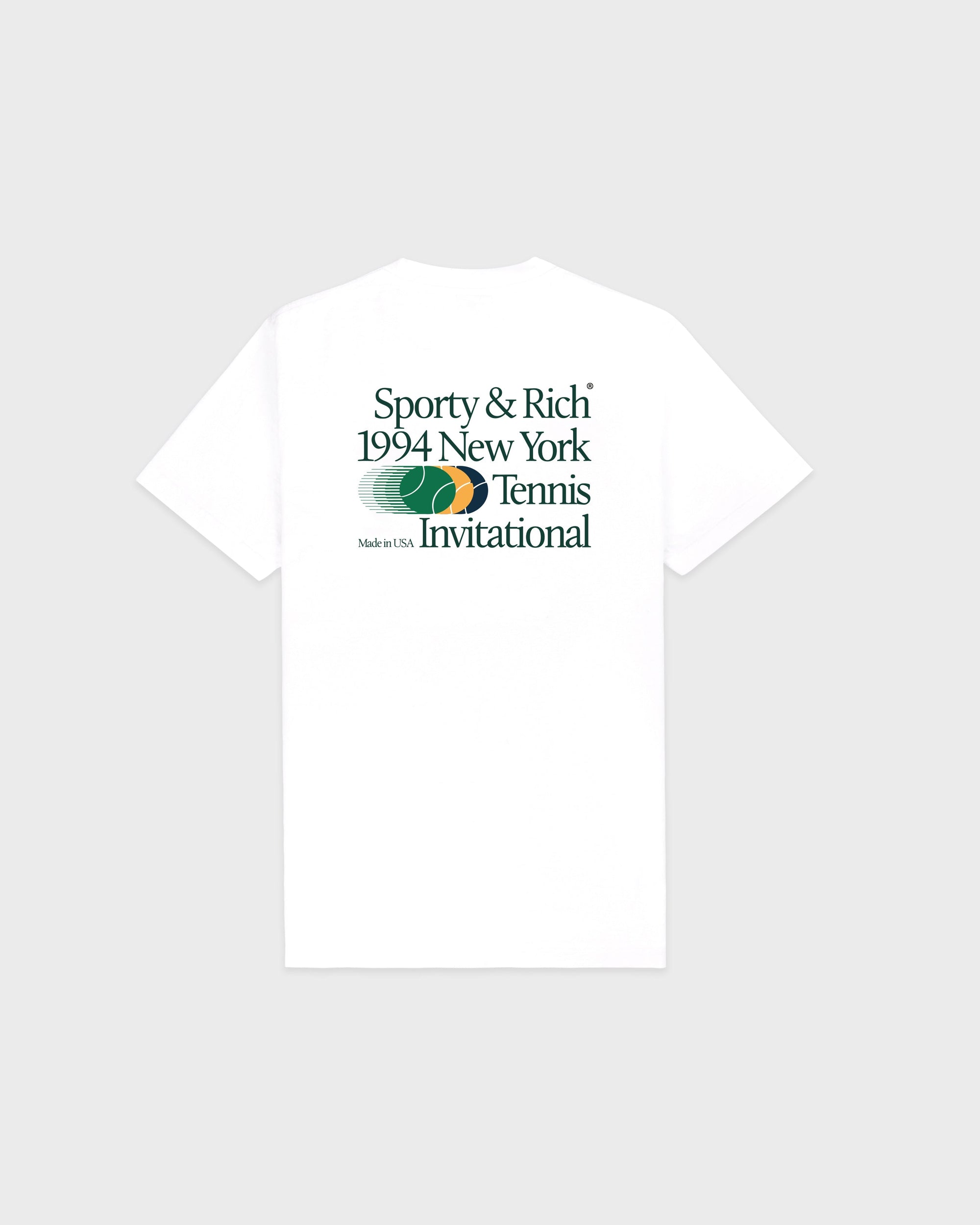 T-shirt Invitational - Blanc/Vert forêt