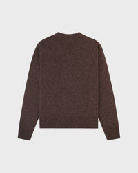 Pull en cachemire à col en V SRC - Caramel