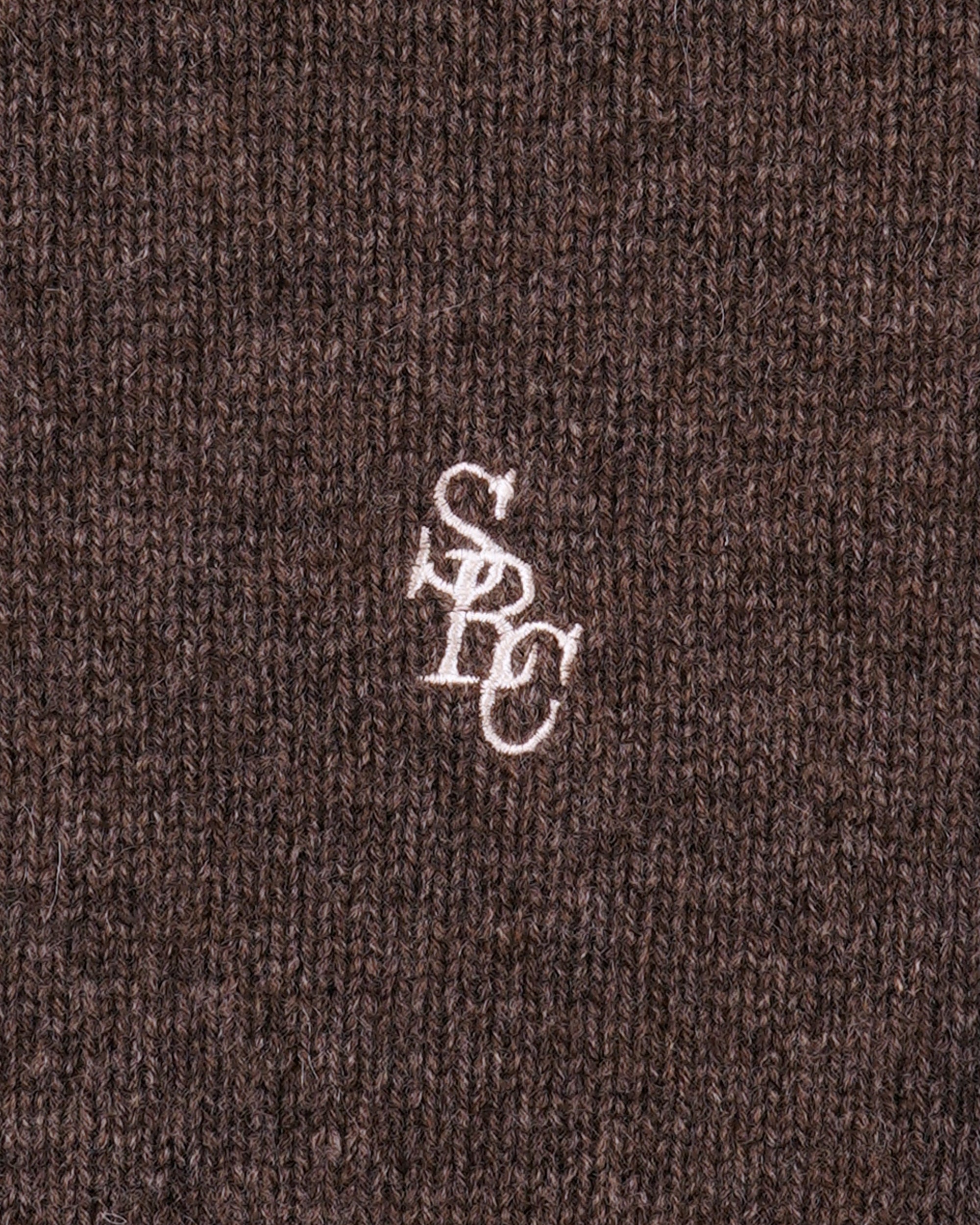 Pull en cachemire à col en V SRC - Caramel