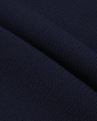 Pull en maille Vendôme - Bleu marine/Écru