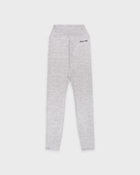 Legging Signature Logo - Gris chiné/Bleu marine