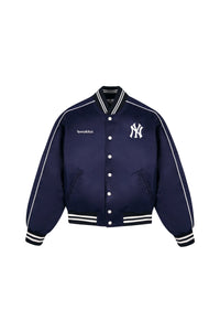 Veste universitaire Yankees Curve - Bleu Marine & Blanc