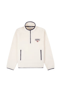 Veste à demi zip Nautical - Écru
