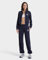 Veste de sport rétro « Heritage Yankees Serif » - Bleu marine/Blanc
