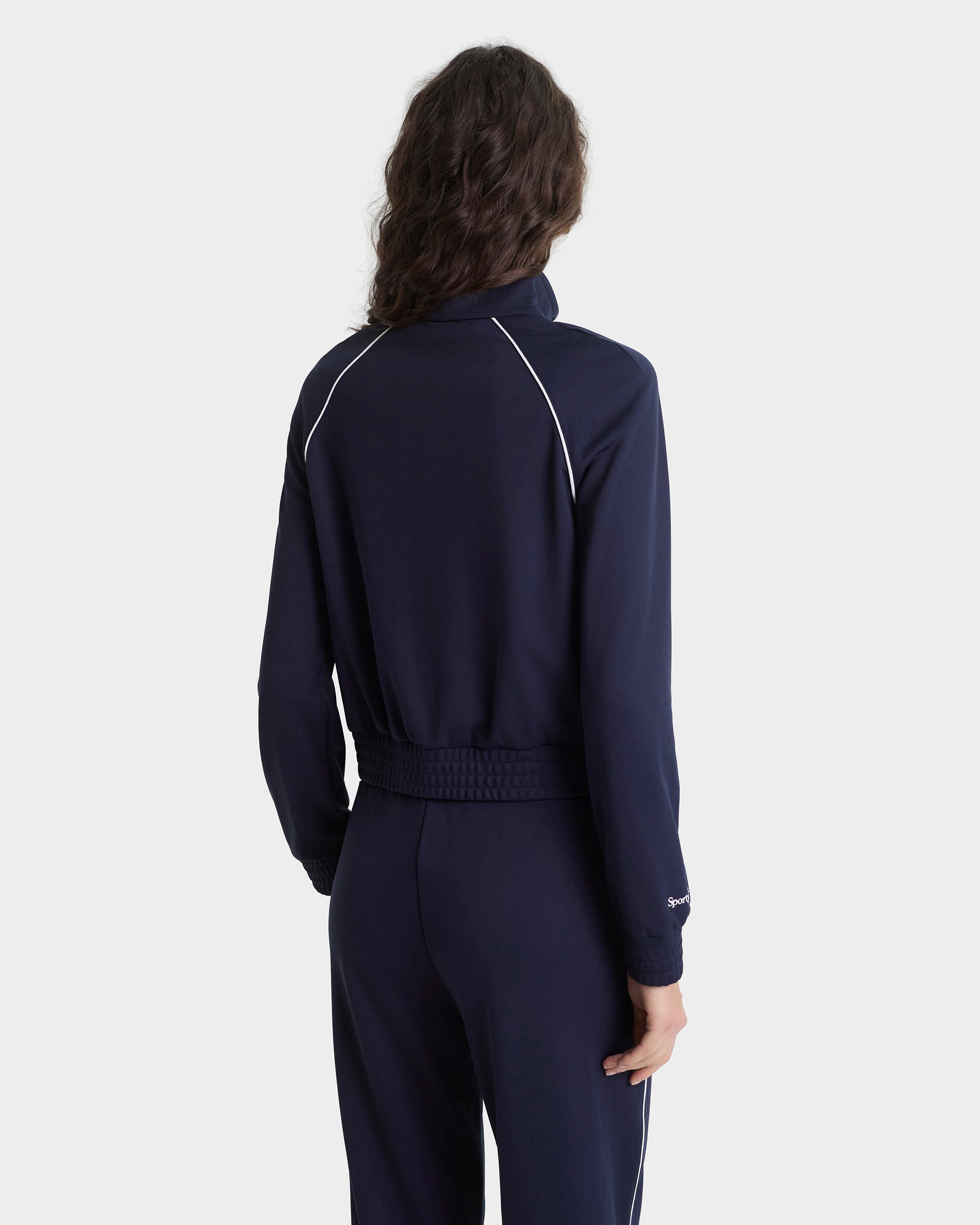Veste de sport rétro « Heritage Yankees Serif » - Bleu marine/Blanc