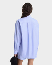 Chemise oversize Heritage Yankees Serif - Rayures bleues/Bleu marine