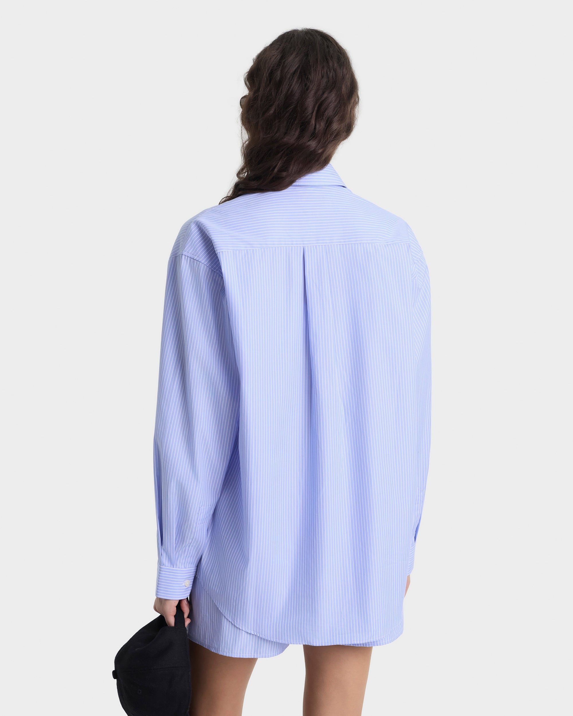 Chemise oversize Heritage Yankees Serif - Rayures bleues/Bleu marine