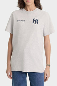 T-shirt Yankees Curve - Gris Chiné & Bleu Marine