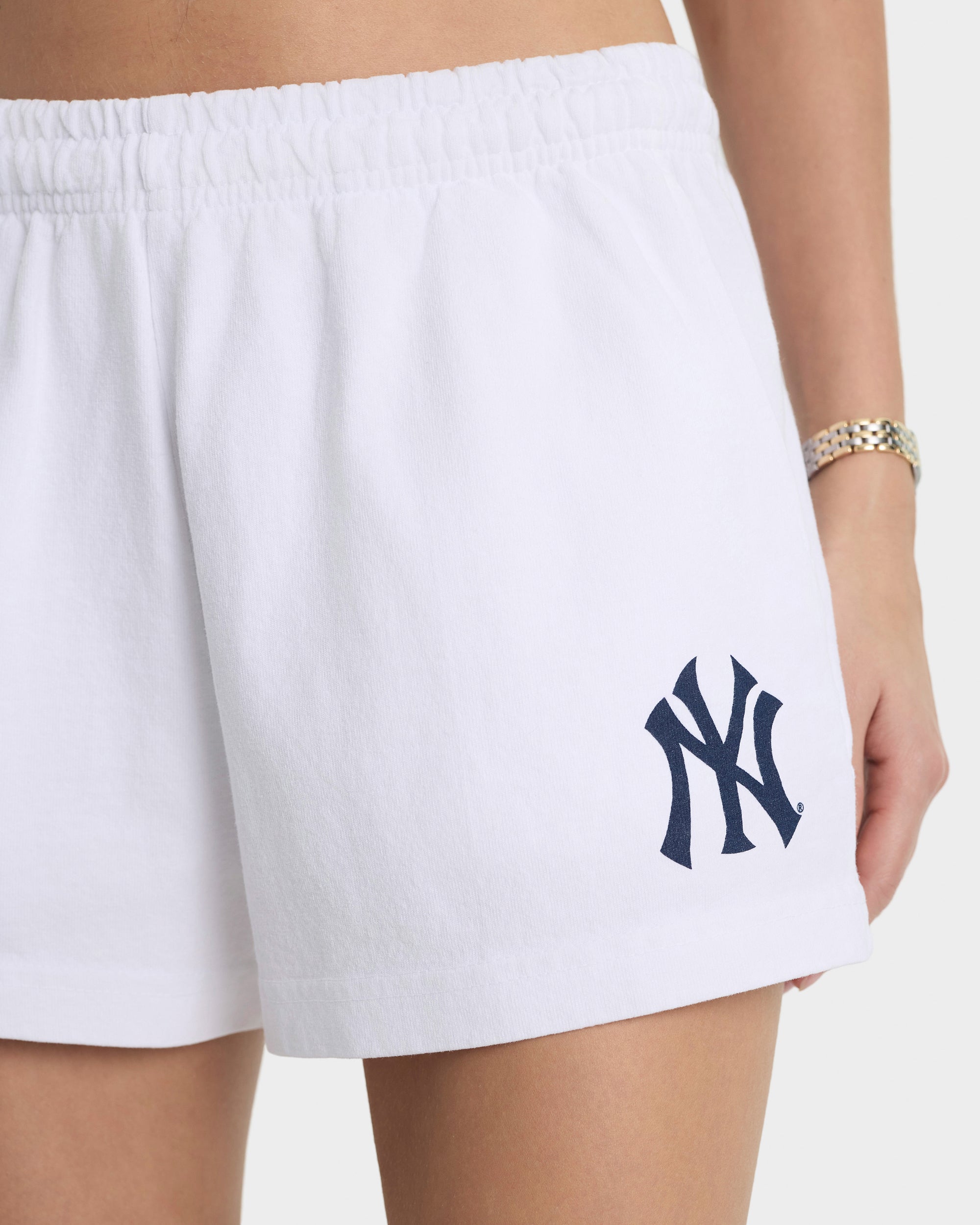 Short disco Heritage Yankees Serif - Blanc/Bleu marine