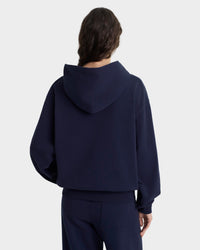 Sweat à capuche zippé Heritage Yankees Serif - Bleu marine/Blanc