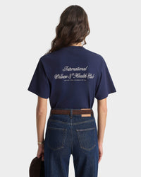 T-shirt « International » - Bleu marine/Écru