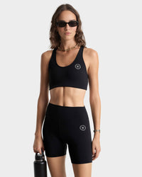 Soutien-gorge de sport SRHWC - Noir/Blanc