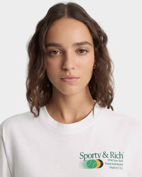 T-shirt Invitational - Blanc/Vert forêt