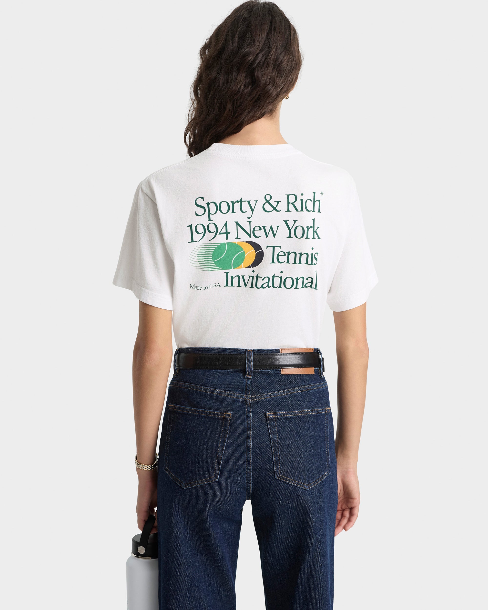 T-shirt Invitational - Blanc/Vert forêt