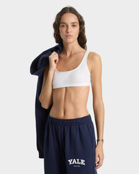Pantalon de survêtement large Yale Classic - Bleu marine/Blanc