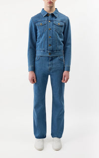 Uruguayan Blue / Veste Barry en coton - Uruguayan Blue
