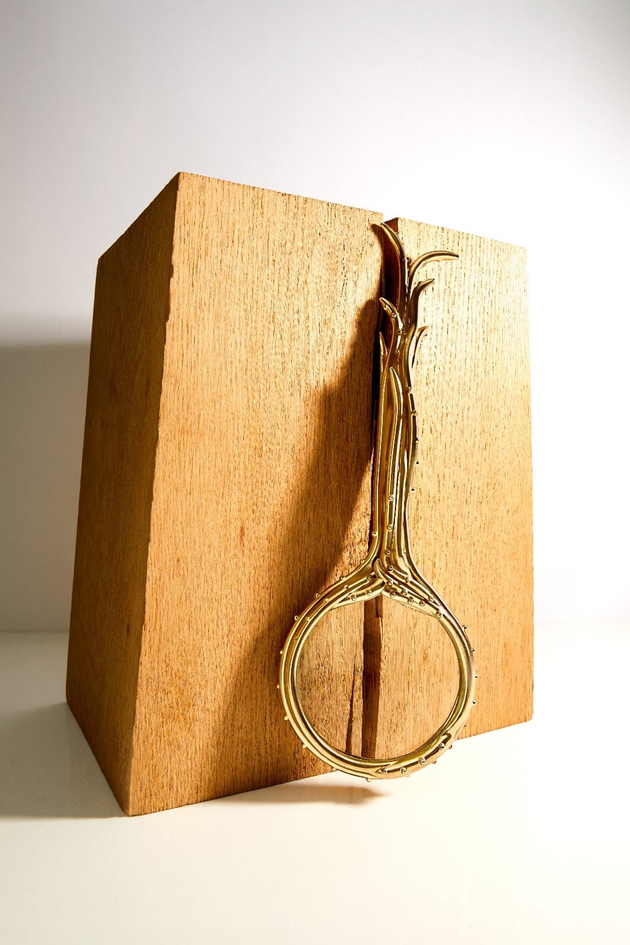 Haas Optipus brass magnifier - Gold