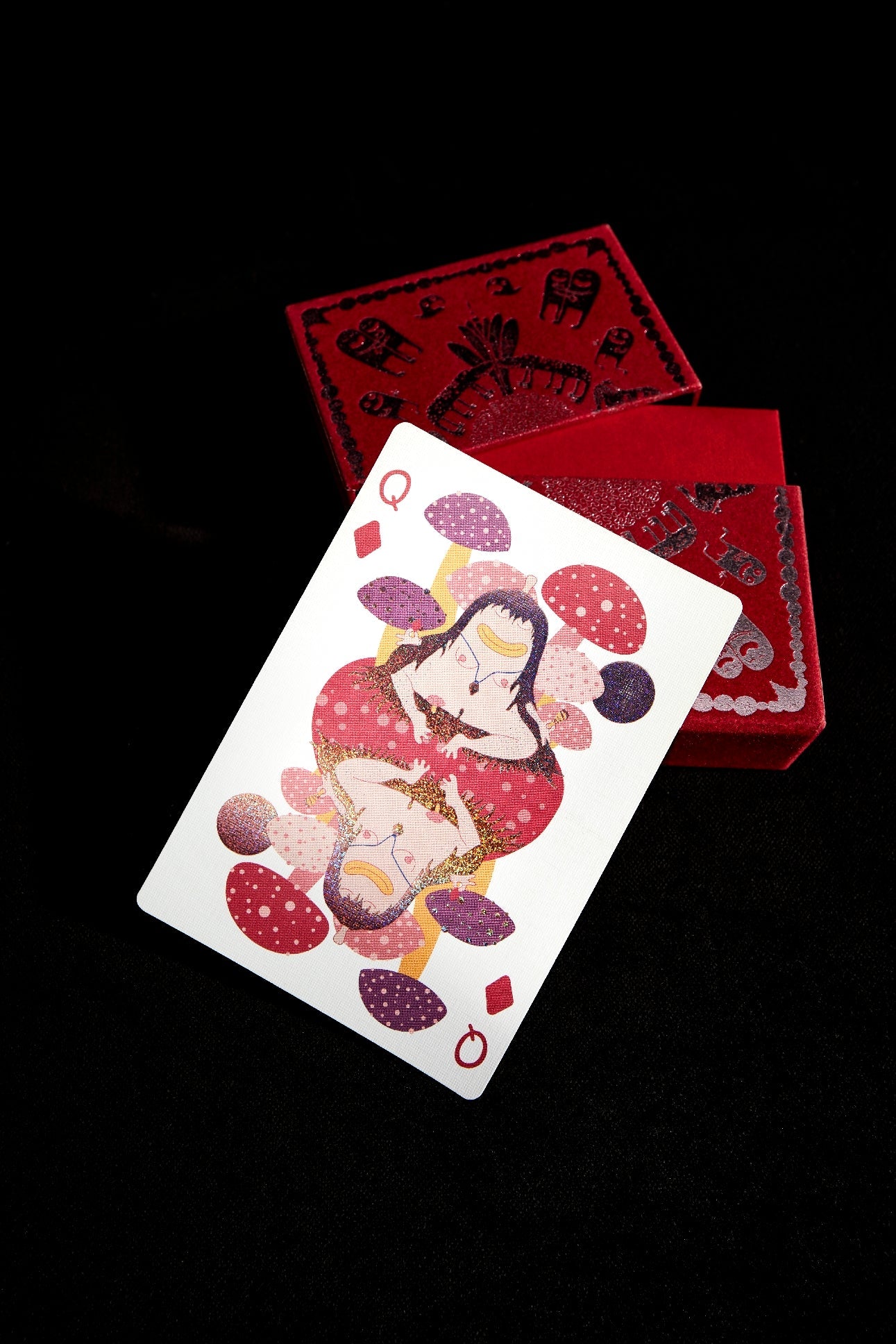 Cartes à jouer géantes Haas Brothers - Rose