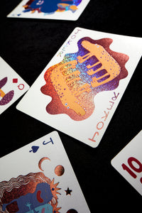 Cartes à jouer géantes Haas Brothers - Rose