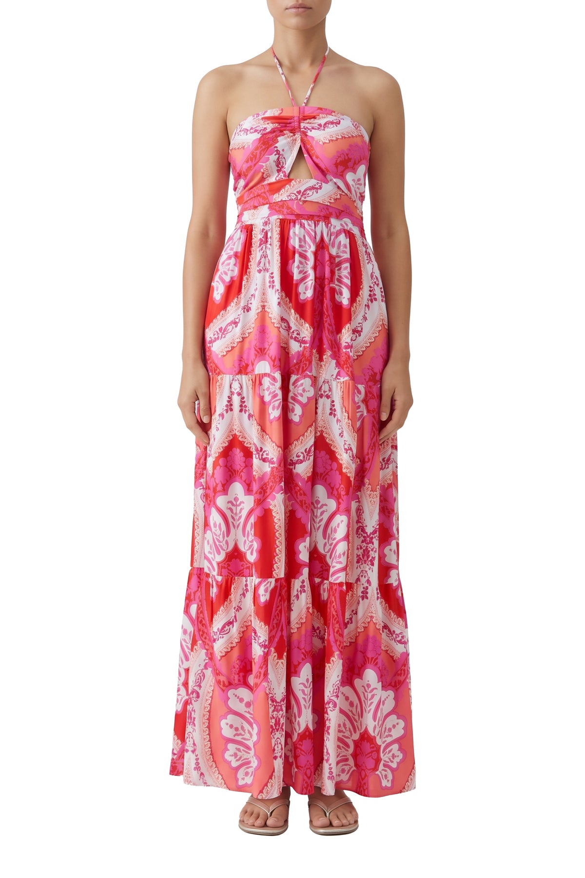 Faye printed bustier dress - Ornate