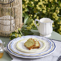 Set de 4 Assiettes creuses Filet - Cobalt