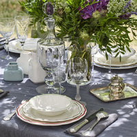 Set de 4 Assiettes plates extra Filet - Vert