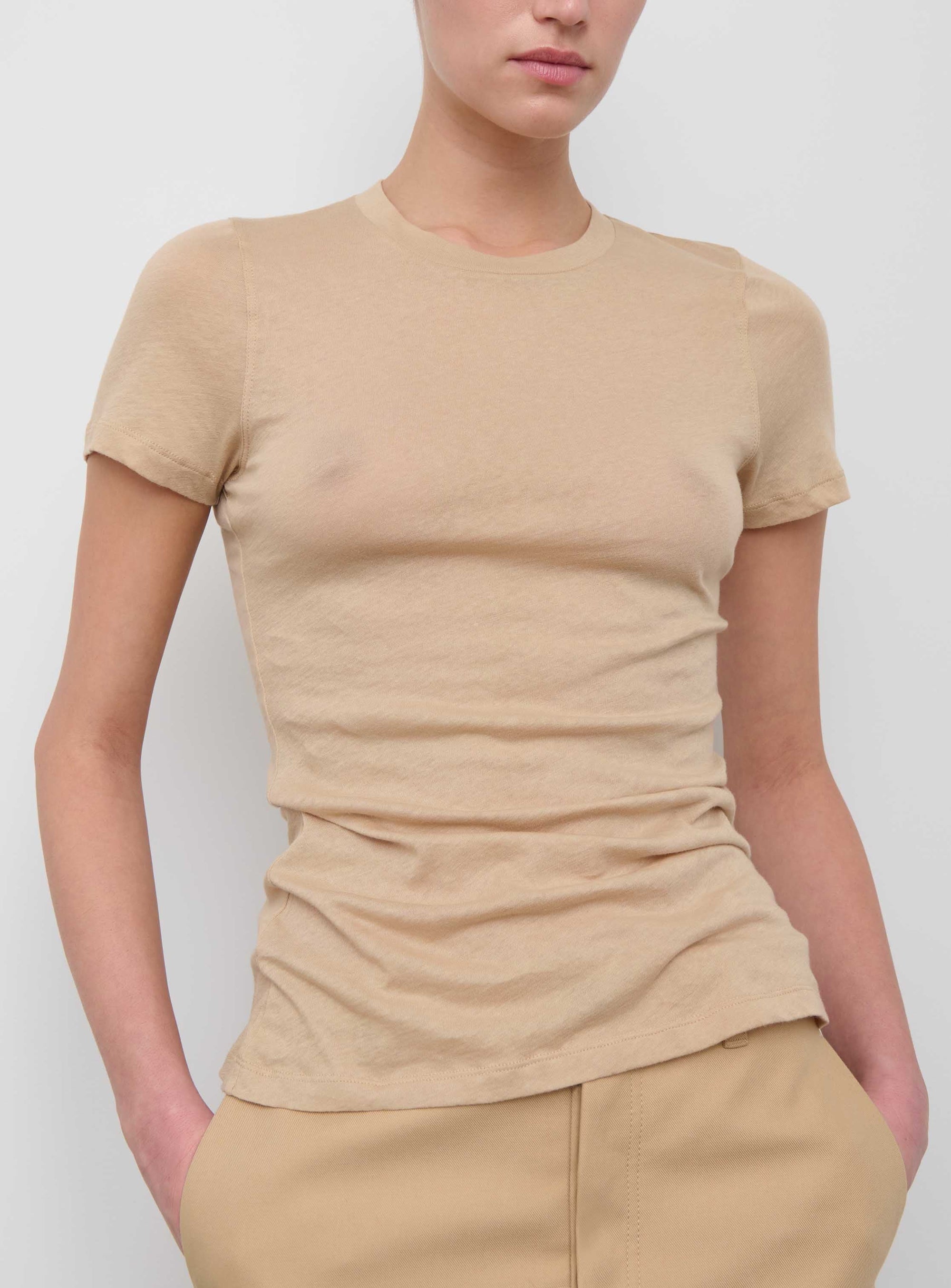 Fitted T-Shirt - Khaki